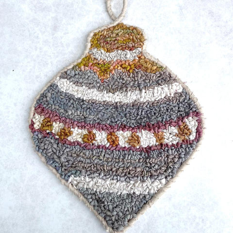 Festive Bauble Hessian - 3 x Pre Printed Designs