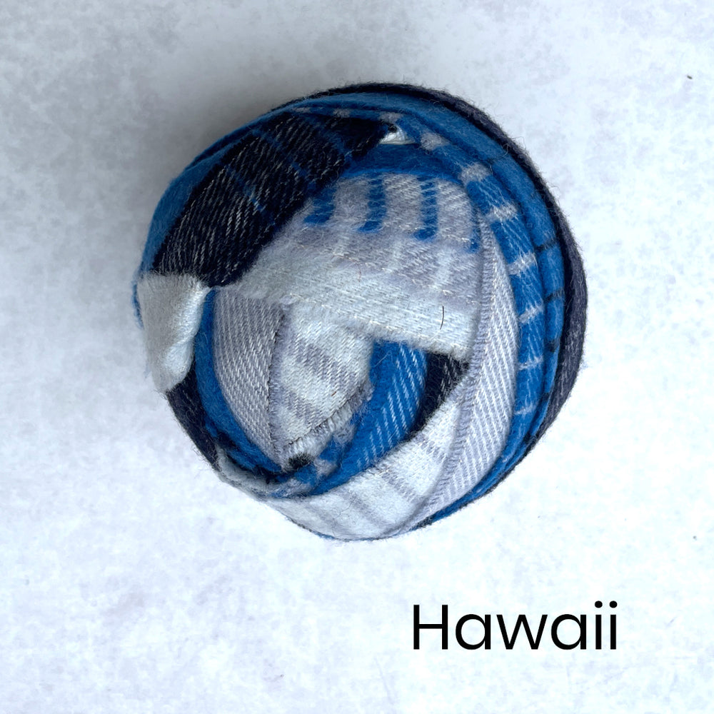 100% Wool Blanket Yarn - Blues