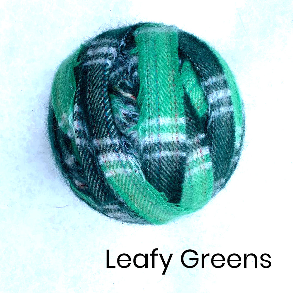 100% Wool Blanket Yarn - Greens