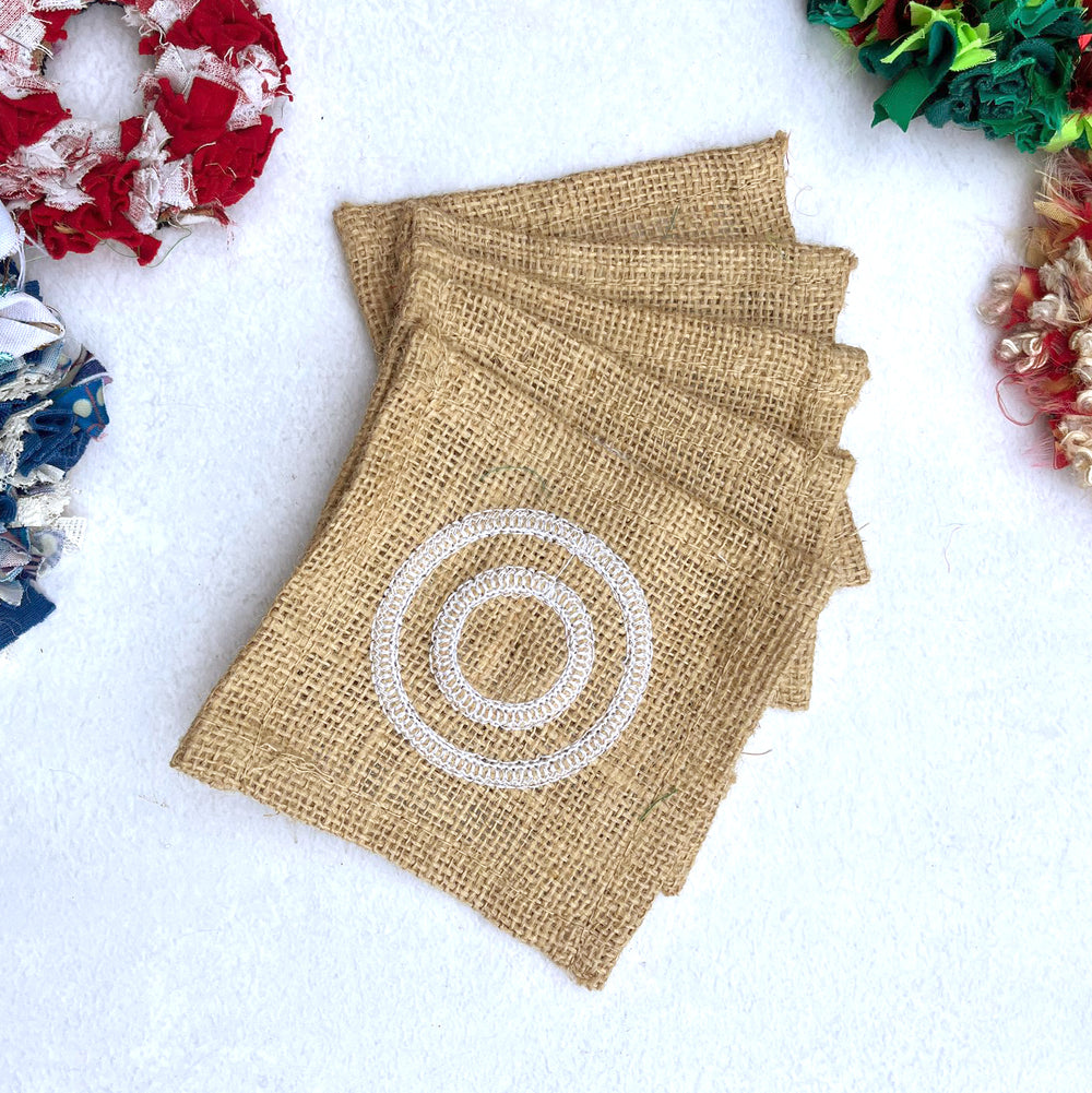 Mini Rag Rug Wreath Pack - Makes 5