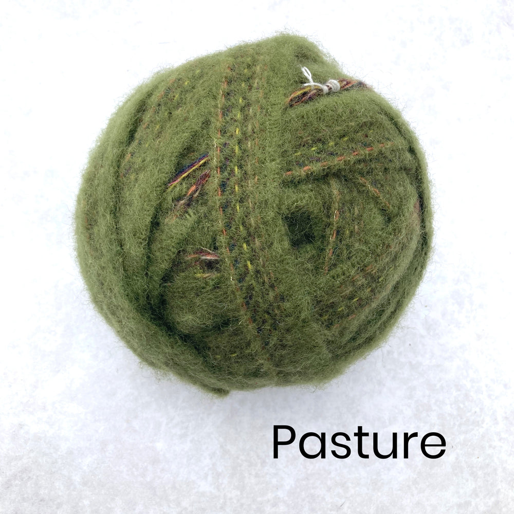 100% Wool Blanket Yarn - Greens