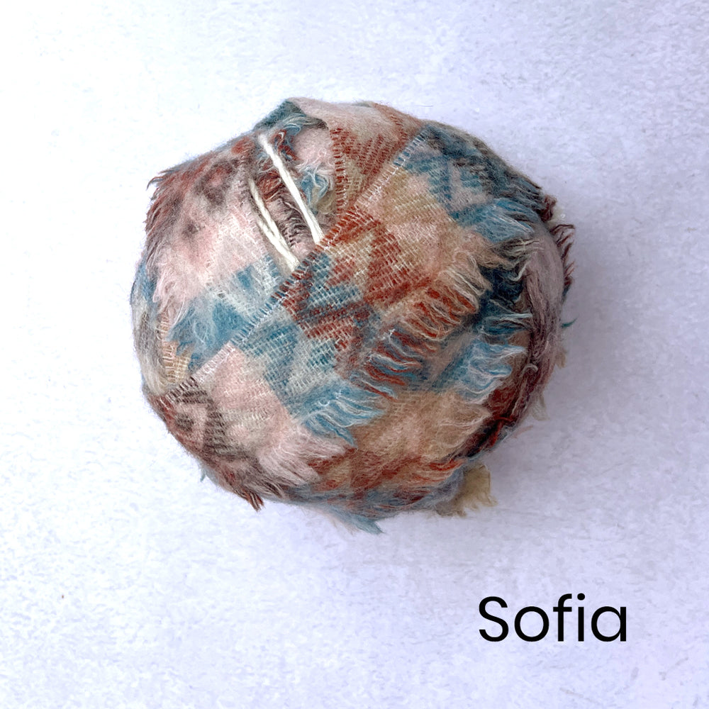 100% Wool Blanket Yarn - Multicoloured