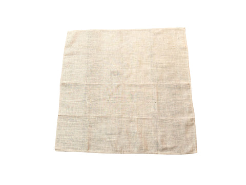 NEW: Square Rug Hemmed Hessian - 120cm x 120cm