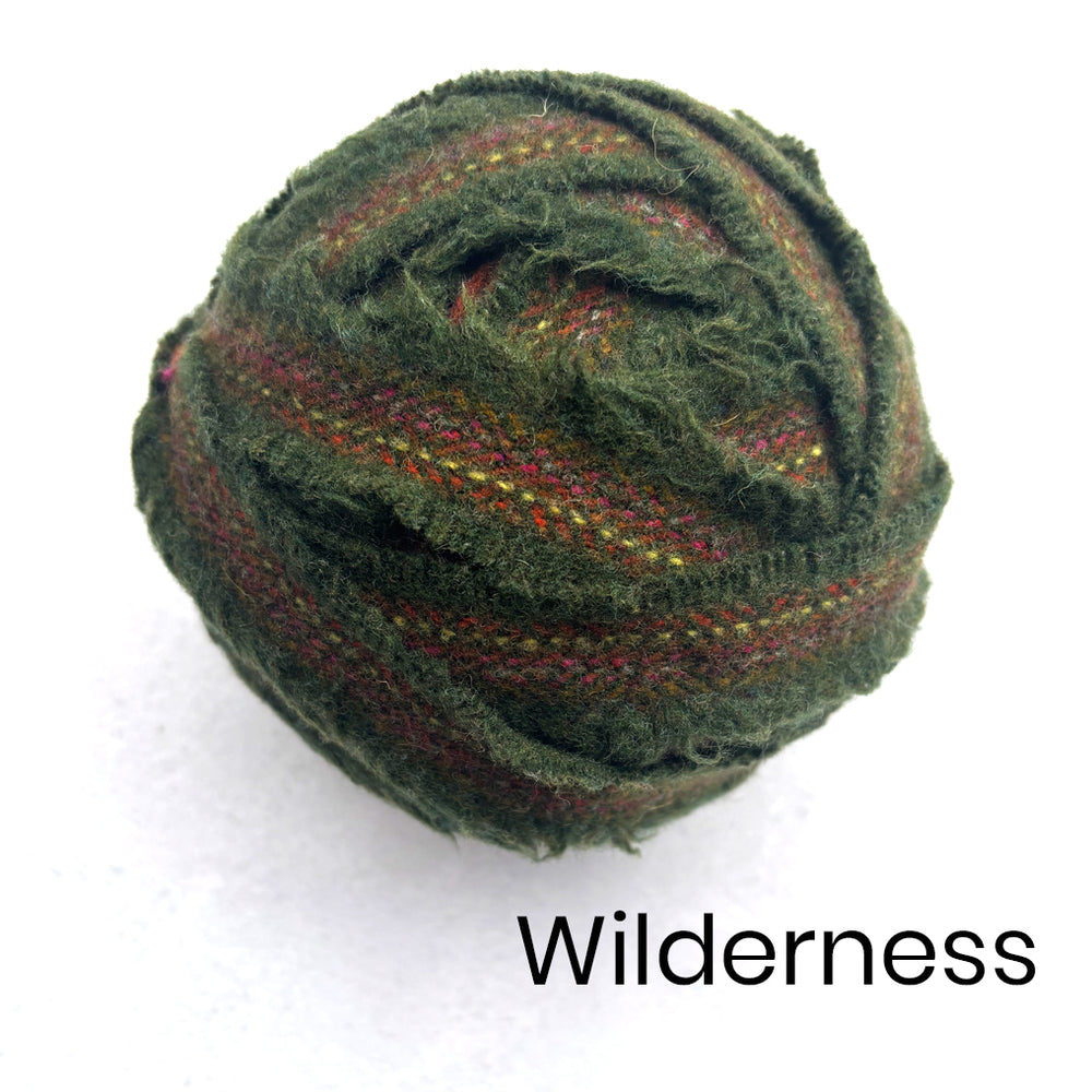 100% Wool Blanket Yarn - Greens