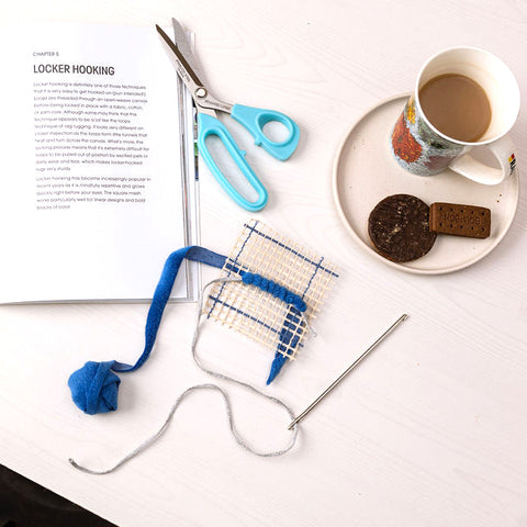 Ragged Life locker hooking workshop for beginners